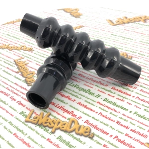 Paire de protections d'amortisseurs avant noires pour Lambretta 125 150 200 175 LI LI Special SX TV DL GP