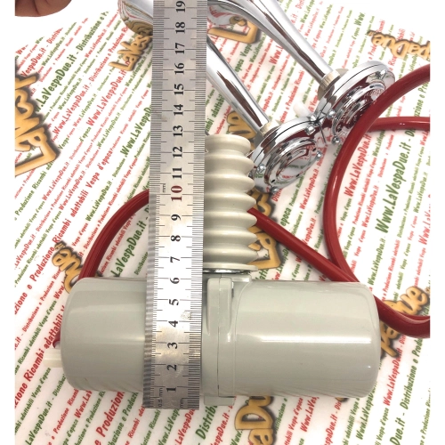 Poli Brescia Air Horns with Foot Pump for Vespa Lambretta Fiat Alfaromeo etc.