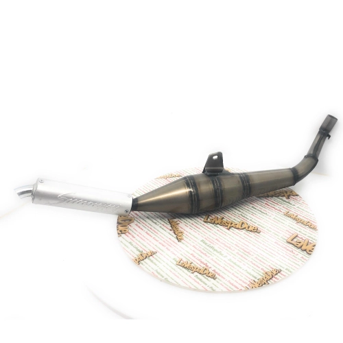SIMONINI expansion muffler with ALUMINUM silencer, Ø 30 mm connection, for Piaggio CIAO BRAVO BOXER