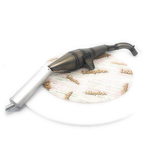 SIMONINI expansion muffler with ALUMINUM silencer, Ø 30 mm connection, for Piaggio CIAO BRAVO BOXER