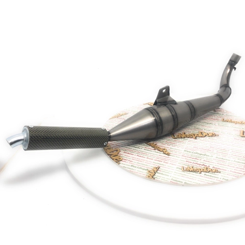 SIMONINI expansion muffler with carbon silencer, Ø 30 mm connection, for Piaggio CIAO BRAVO BOXER