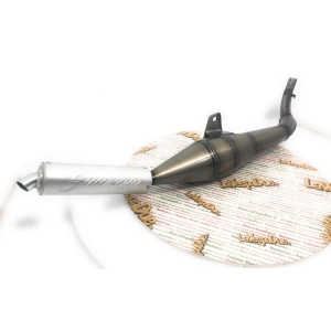 SIMONINI expansion muffler with ALUMINUM silencer, Ø 22 mm connection, for Piaggio CIAO BRAVO BOXER