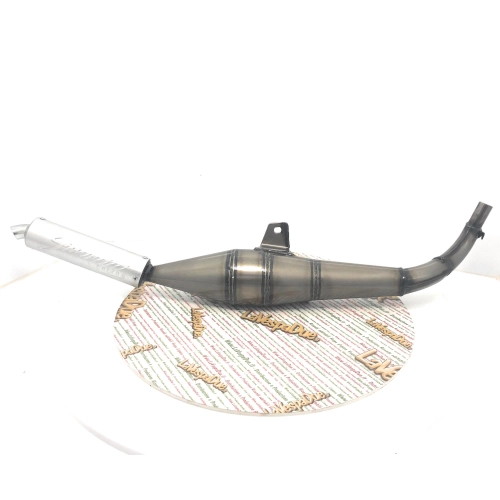 SIMONINI expansion muffler with ALUMINUM silencer, Ø 22 mm connection, for Piaggio CIAO BRAVO BOXER