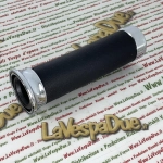 Manopola originale PIAGGIO nera cromata destra sinistra per VESPA PX 80 125 150 200 nuovo tipo tutte r.o. 582324