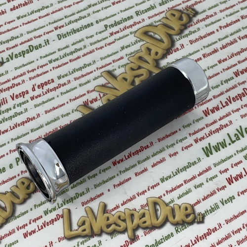 Pommeau de direction droit/gauche chromé noir d'origine PIAGGIO pour VESPA PX 80 125 150 200, nouveau modèle, tous modèles, référence 582324