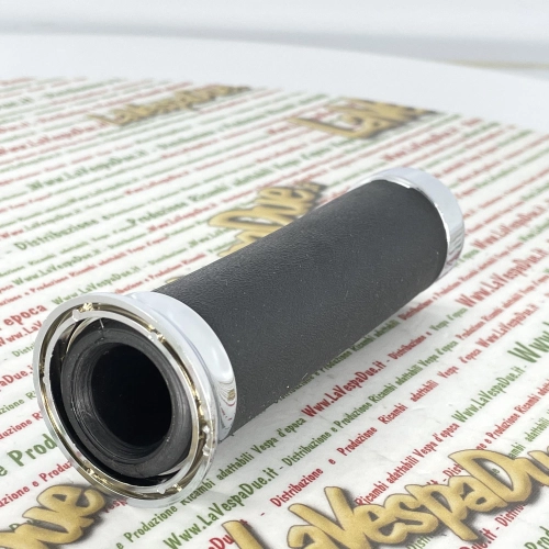 Pommeau de direction droit/gauche chromé noir d'origine PIAGGIO pour VESPA PX 80 125 150 200, nouveau modèle, tous modèles, référence 582324