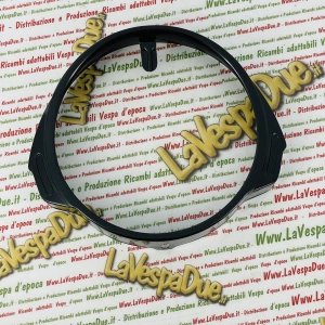 Anillo de faro negro para VESPA PX PE 125 150 200 primera serie con llave en el manillar.
