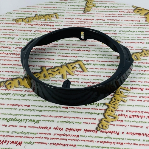 Anillo de faro negro para VESPA PX PE 125 150 200 primera serie con llave en el manillar.