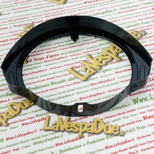 Anillo de faro negro para VESPA PX PE 125 150 200 primera serie con llave en el manillar.