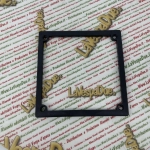 Marco de matrícula de plástico negro de 17x17cm para motocicletas VESPA clásicas de los años 80, 90, 98, 125, 150, 160, 180, 200, V1, V15, V33, VM, VN, VB1, VL, VBA, VBB, VNA, VNB, GL, SS, SPRINT, TS, GT, R y Rally.