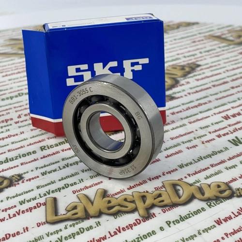 Roulement à billes SKF BB1 3055 10 20X52X12 pour vilebrequin, volant moteur et côté embrayage pour VESPA 125 V1T à V15T V30T à V33T et HOFFMANN jusqu'en 1952