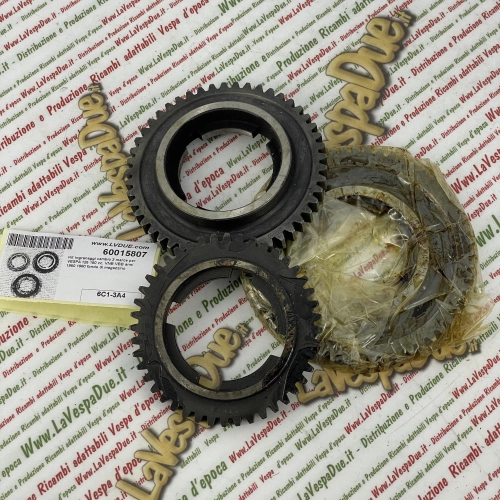 Kit de pignons de boîte de vitesses à 3 rapports pour Vespa 125 150 VNA VNB VBB (années 1950-1960), ancien stock.