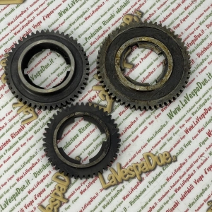 Kit de pignons de boîte de vitesses à 3 rapports pour Vespa 125 150 VNA VNB VBB (années 1950-1960), ancien stock.