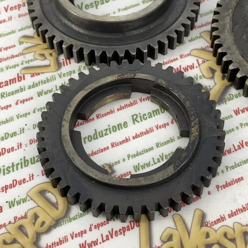 Kit de pignons de boîte de vitesses à 3 rapports pour Vespa 125 150 VNA VNB VBB (années 1950-1960), ancien stock.