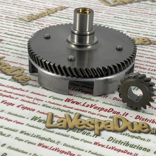 Primärantriebspaar, Schrägverzahnung Z 18 67 in Eisen, ohne Stoßdämpfer, VESPA NLR SPECIAL ET3 PRIMAVERA 50 90 125