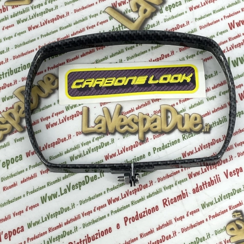 Scheinwerferrahmen in Carbon-Optik für VESPA 50 SPECIAL 50 ELESTART, nicht verchromt, ro 124200