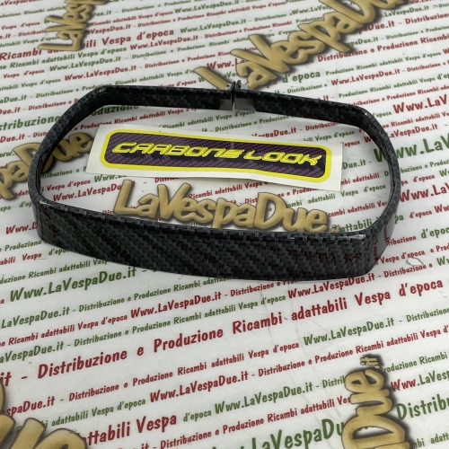 Scheinwerferrahmen in Carbon-Optik für VESPA 50 SPECIAL 50 ELESTART, nicht verchromt, ro 124200