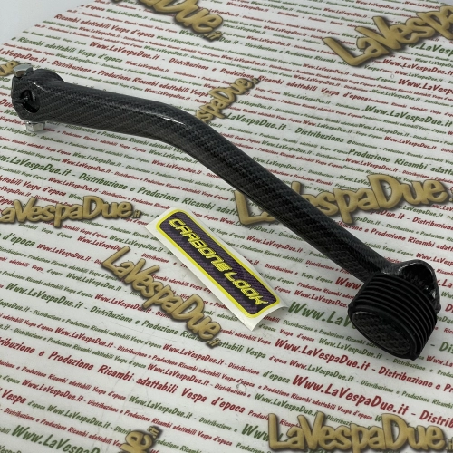 Palanca de arranque larga CARBON LOOK VESPA PX PE ARCOBALENO 80 125 150 200