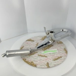 Marmitta serpentone SIMONINI cromata silenziatore in ALLUMINIO per VESPA SPRINT TS PX PE 125 150