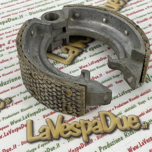 PAIR OF ORIGINAL brake shoes for rear brake APE 150 AB AC APA1T low headlight calessino and transport of goods