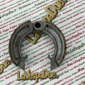 PAIR OF ORIGINAL brake shoes for rear brake APE 150 AB AC APA1T low headlight calessino and transport of goods