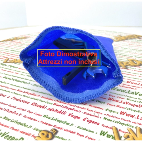 BLUE TNT Tool Bag for VESPA APE LAMBRETTA MOTOGUZZI HONDA FOUR 50 90 125 150 200 300 350 400 500 550 750