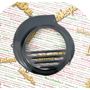 Cache-ventilateur noir d'origine Piaggio pour Vespa 125, 150 et 200 PX, PE, Cosa Rainbow, frein à disque avec démarreur électrique, référence 2856075