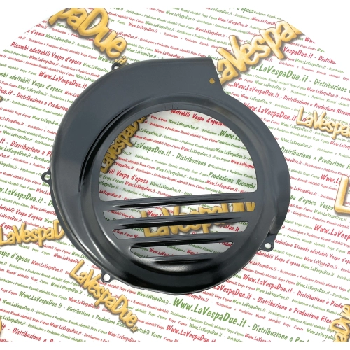 Cache-ventilateur noir d'origine Piaggio pour Vespa 125, 150 et 200 PX, PE, Cosa Rainbow, frein à disque avec démarreur électrique, référence 2856075