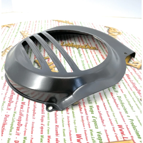 Cache-ventilateur noir d'origine Piaggio pour Vespa 125, 150 et 200 PX, PE, Cosa Rainbow, frein à disque avec démarreur électrique, référence 2856075