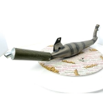 SIMONINI expansion muffler with carbon silencer, Ø 30 mm connection for Piaggio SI GRILLO