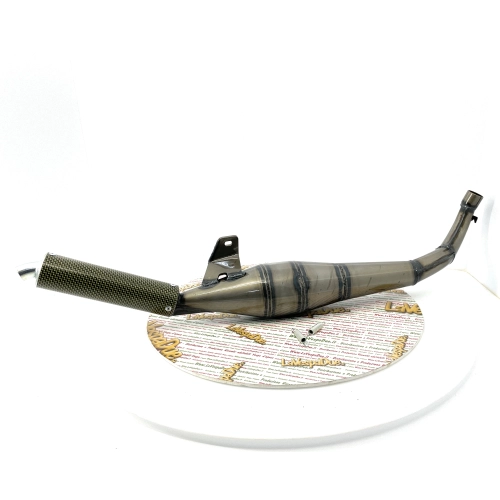 SIMONINI expansion muffler with carbon silencer, Ø 30 mm connection for Piaggio SI GRILLO