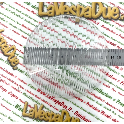 Verre de phare en méthacrylate, diamètre 130 mm, pour VESPA