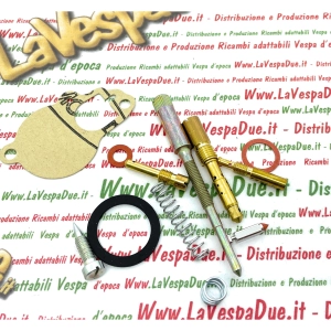 12-teiliger Ersatzteilsatz für die Vergaserüberholung SI 20.20 D, passend für VESPA PX PE 150, Rainbow, Hauptdüse 102, Minimaldüse 48-160, BE3 Emulgator, Kalibrator 160, Anlasser 60