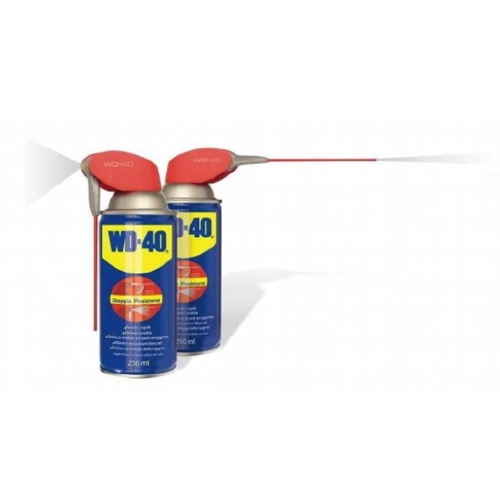 Spray WD-40 250 ml, lubrifiant multi-usages, agent de dégrippage, anticorrosion, système professionnel double action WD 40