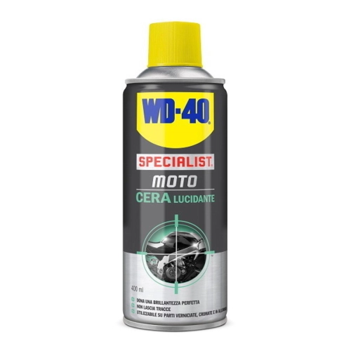 Cera pulidora WD-40 de 400 ml para darle un brillo extremo a tu motocicleta VESPA.