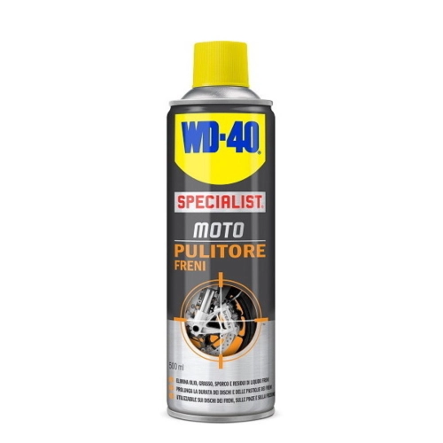 Pulitore freni WD-40 500 ml sgrassatore potente progettato per i sistemi di frenata VESPA moto