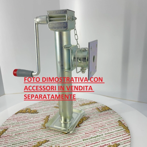 KEY HANDLE KNOB for rotating mobile parking foot for APE conversion to trailer, pizza oven, etc.