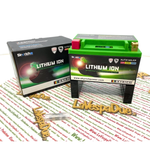Batterie au lithium SKYRICH HJTX14H-FP 12 V 48 Wh pour Honda CB 500 Four K0 K1 K2 K3