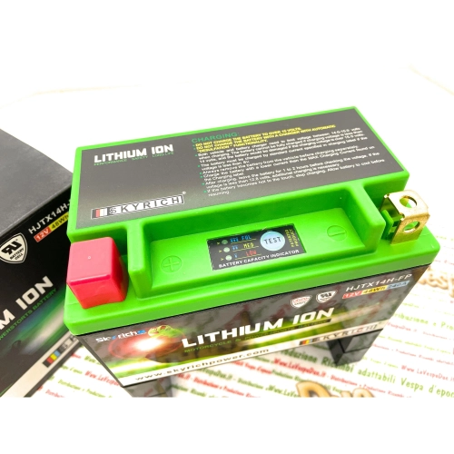 Batterie au lithium SKYRICH HJTX14H-FP 12 V 48 Wh pour Honda CB 500 Four K0 K1 K2 K3