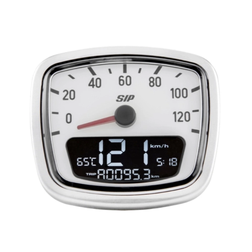 Compteur de vitesse numérique avec compte-tours SIP 2.0 50002200 VESPA 125 VNA VNB 20 fonctions numériques et analogiques ro 083205