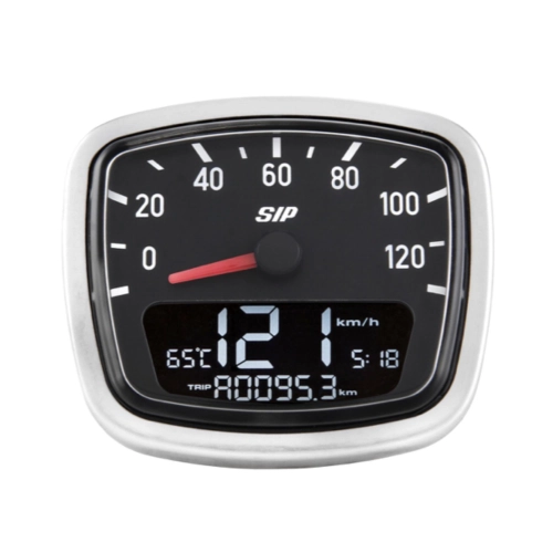 Digitaler Tachometer SIP 2.0 50002100 VESPA 125 VNA VNB 20 Funktionen digital analog ro 083205