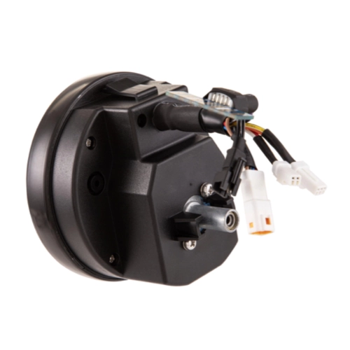 Contachilometri contagiri SIP 50000223 2.0 CARBON STYLE VESPA 80 125 150 200 PX E arcobaleno LUSSO 98 MY adattabile anche per GTV GT60 quadrante nero numeri bianchi cornice acciaio inox 24 funzioni digitale analogico