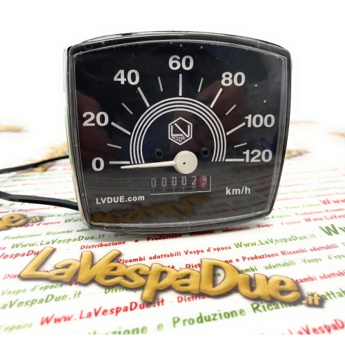 Échelle du compteur de vitesse LVDUE 120 km/h VESPA SPECIAL 50 ELESTART ro 123424