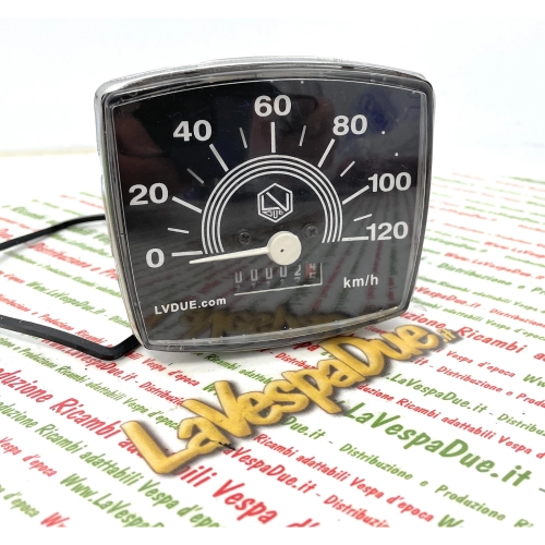 Échelle du compteur de vitesse LVDUE 120 km/h VESPA SPECIAL 50 ELESTART ro 123424