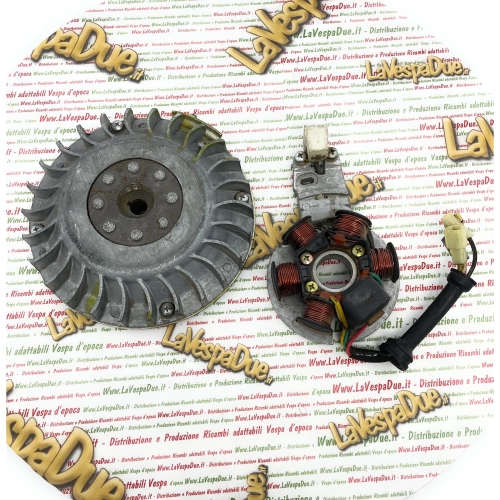 Volant moteur complet avec stator adaptable à VESPA PK LML