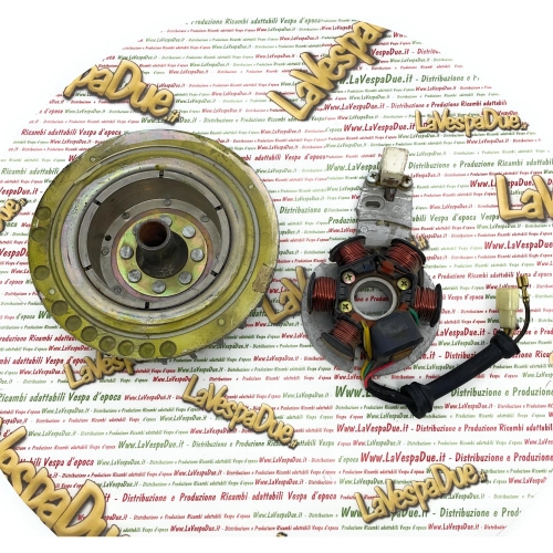 Volant moteur complet avec stator adaptable à VESPA PK LML