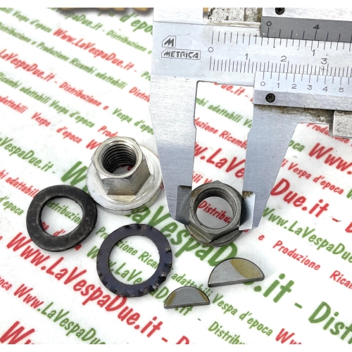 Flywheel and clutch crankshaft assembly kit VESPA 80 125 150 160 180 200 PX PE SUPER PS SPRINT TS RALLY GS GL VNB VNA VBA VBB VB1 VL VN VM