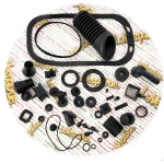 Kit restauro parti in gomma e passacavi VESPA 80 125 150 200 PX PE ARCOBALENO T5