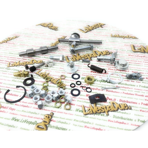 Front wheel drum fork arm overhaul kit VESPA 125 150 180 200 10" wheels adaptable GT GTR TS GL SPRINT VELOCE RALLY