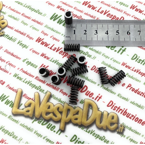 Kit of 12 springs for overhauling shock absorbers VESPA 98 V98T 125 V1T to V15T V30T to V33T from 1948 to 1952 VESPA 125 U VU1T Utilitaria APE 125 A1T to A15T